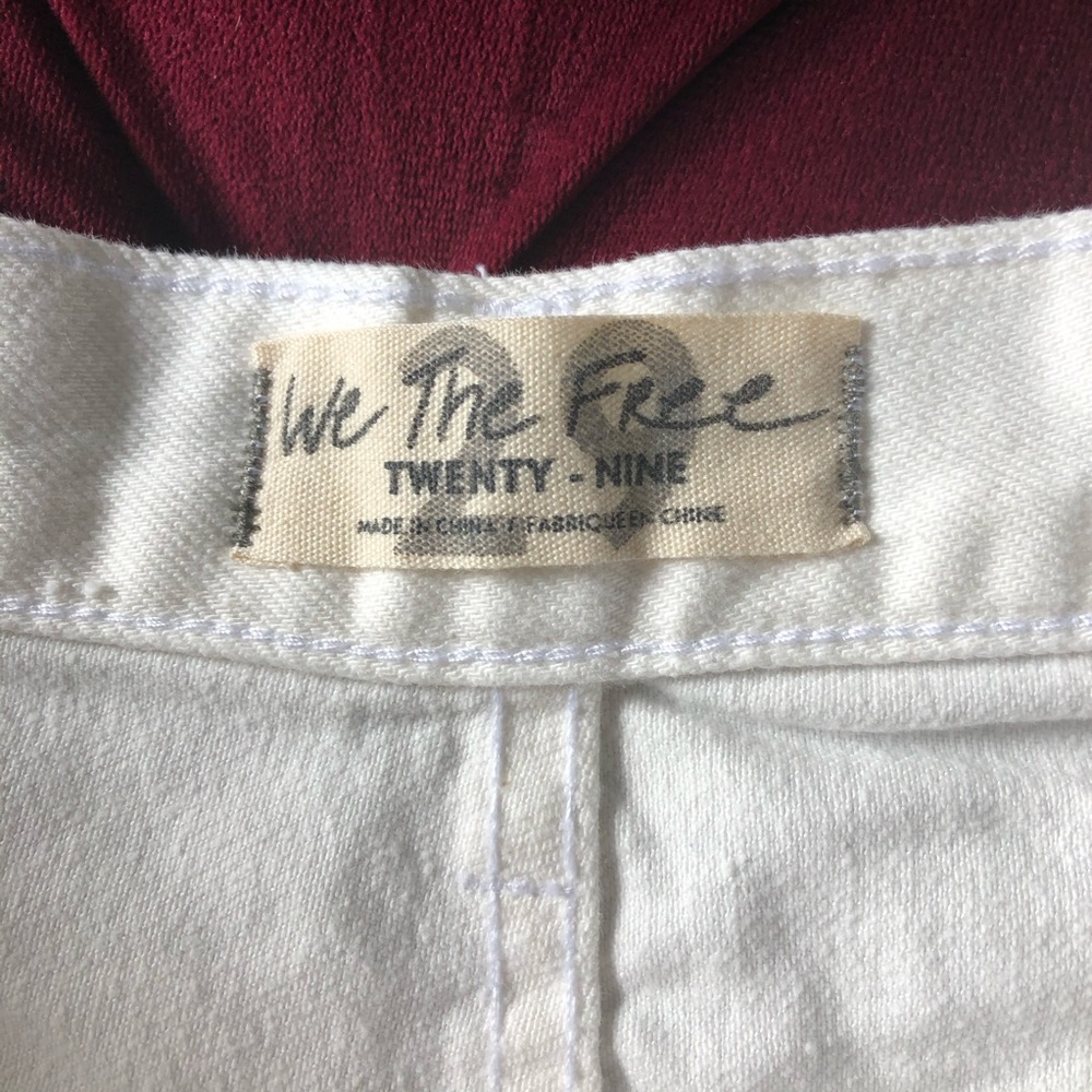 We The Free - Free People White Out Shorts - Women’s 29 - Picture 5 of 6
